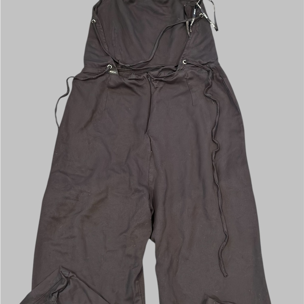 RVCA Black Minimalist Jumpsuit with Open Back - Picture 4 of 6